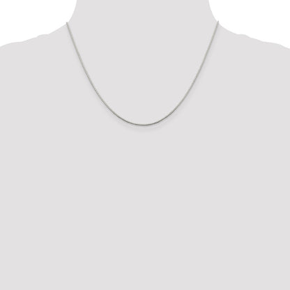 Sterling Silver .9mm 8 Sided Mirror Box Chain