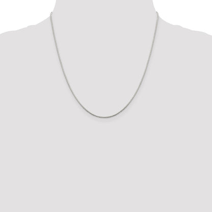 Sterling Silver .9mm 8 Sided Mirror Box Chain