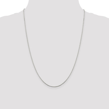 Sterling Silver .9mm 8 Sided Mirror Box Chain
