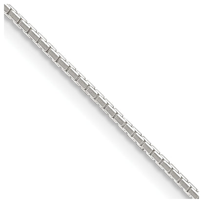 Sterling Silver .9mm 8 Sided Mirror Box Chain