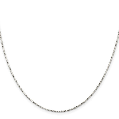 Sterling Silver 1.2mm 8 Sided Mirror Box Chain