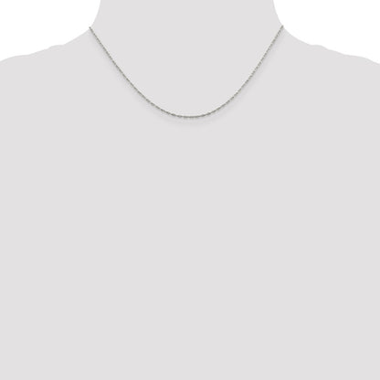 Sterling Silver 1.4mm Flat Oval Cable Chain