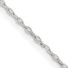 Sterling Silver 1.4mm Flat Oval Cable Chain w/2in ext.