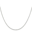 Sterling Silver 1.10mm Forzantina Cable Chain w/2in ext.