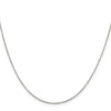 Sterling Silver 1.10mm Forzantina Cable Chain w/2in ext.