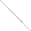 Sterling Silver 1.10mm Forzantina Cable Chain w/2in ext.