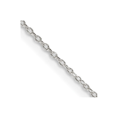 Sterling Silver 1.10mm Forzantine Cable Chain