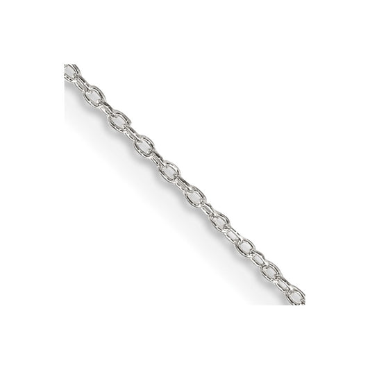 Sterling Silver 1.10mm Forzantine Cable Chain