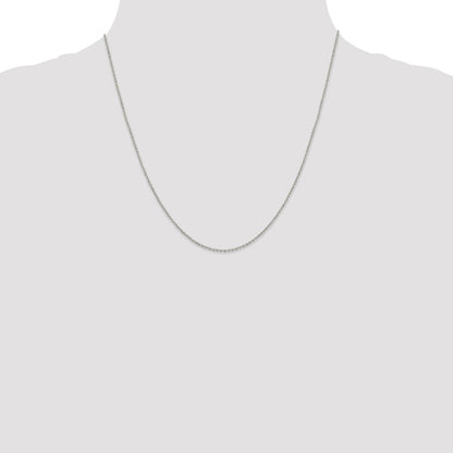 Sterling Silver 1.25mm Diamond-cut Forzantine Cable Chain