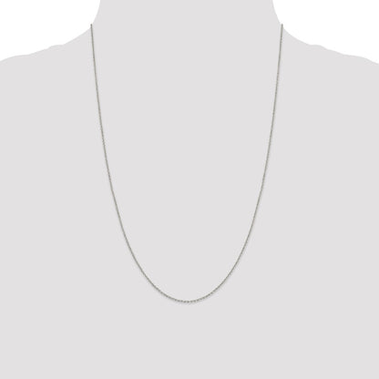 Sterling Silver 1.25mm Diamond-cut Forzantine Cable Chain