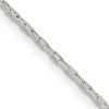Sterling Silver 1.3mm Elongated Box Chain