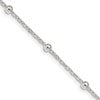 Sterling Silver 1.3mm Fancy Beaded Chain