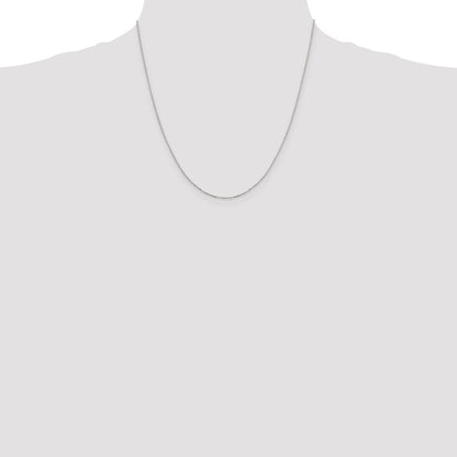 Sterling Silver 1mm 8 Sided D/C Cable Chain