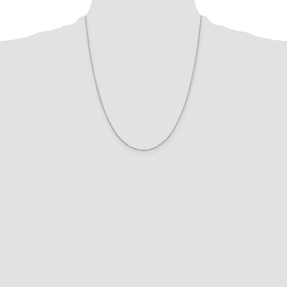 Sterling Silver 1mm 8 Sided D/C Cable Chain