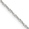 Sterling Silver 1.2mm Twisted Serpentine Chain