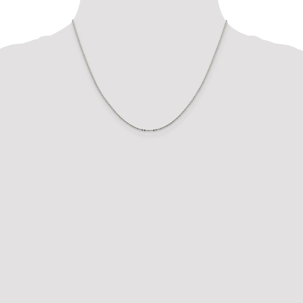 Sterling Silver .9mm Flat Link Cable Chain