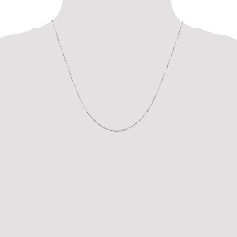 Sterling Silver 1mm Flat Link Cable Chain