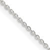 Sterling Silver .95mm Diamond-cut Forzantine Cable Chain