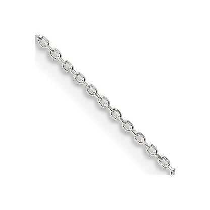 Sterling Silver .95mm Diamond-cut Forzantine Cable Chain