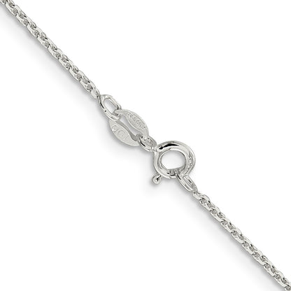 Sterling Silver 1.4mm Diamond-cut Forzantine Cable Chain