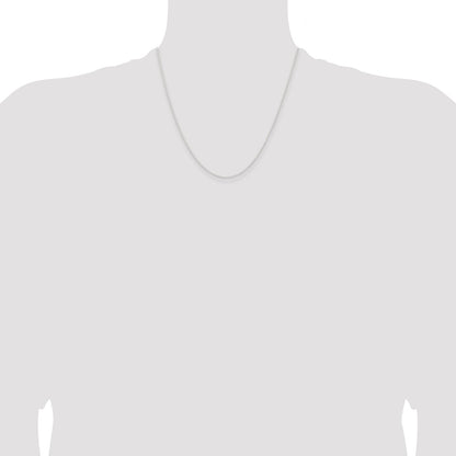 Sterling Silver 1.45mm Forzantine Cable Chain