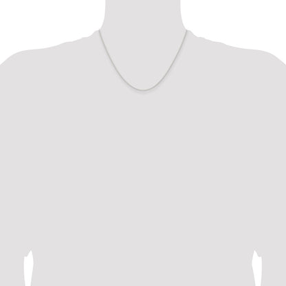 Sterling Silver 1.6mm Forzantine Cable Chain
