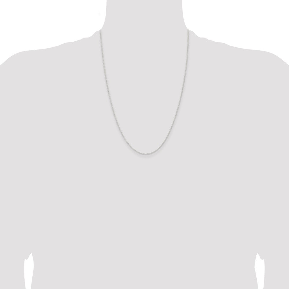Sterling Silver 1.6mm Forzantine Cable Chain