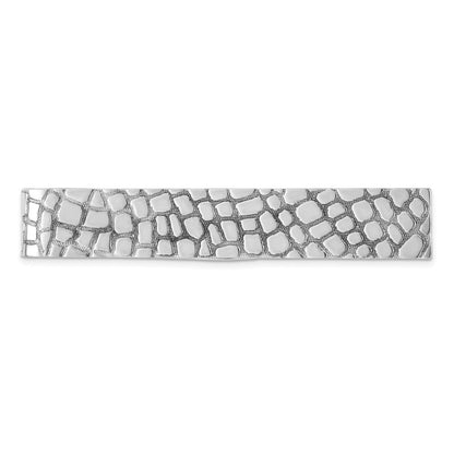 Sterling Silver Rhodium-plated Tie Bar