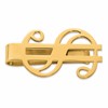 Sterling Silver Gold-plated Dollar Sign Money Clip