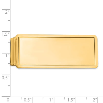 Sterling Silver Gold-plated Money Clip