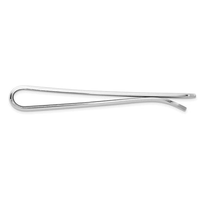Sterling Silver Rhodium Plated Money Clip