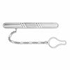 Sterling Silver Rhodium Plated Tie Clip