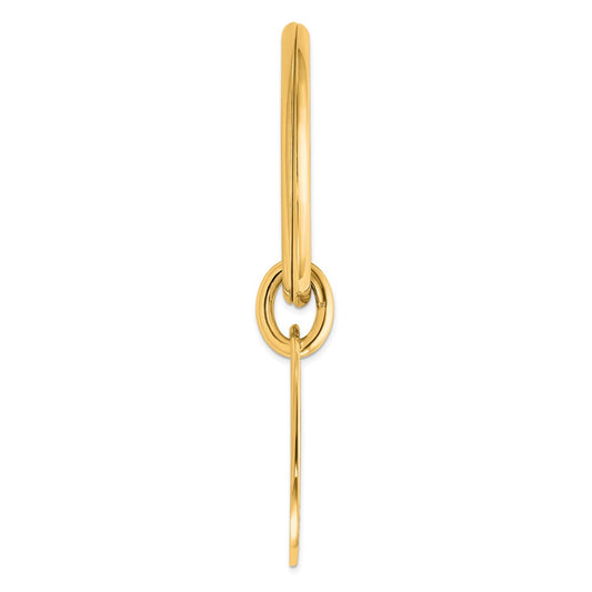 Sterling Silver Gold-plated Key Chain