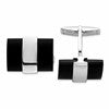 Sterling Silver Onyx Cuff Links