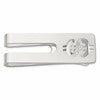 Sterling Silver Rhodium-plated Polished Cut Out Dollar Sign Money Clip