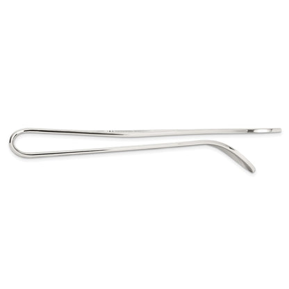 Sterling Silver Rhodium-plated Polished Money Clip