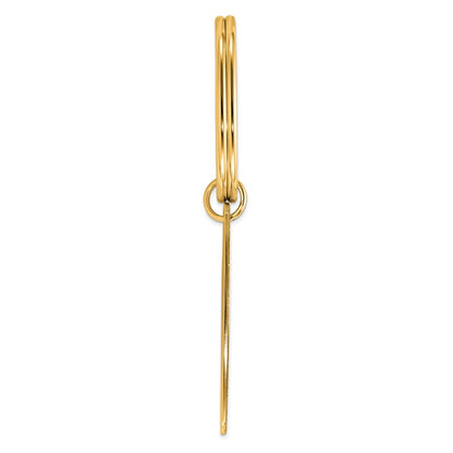 Sterling Silver Gold-plated Key Chain