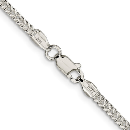 Sterling Silver 1.8mm D/C Square Franco Chain