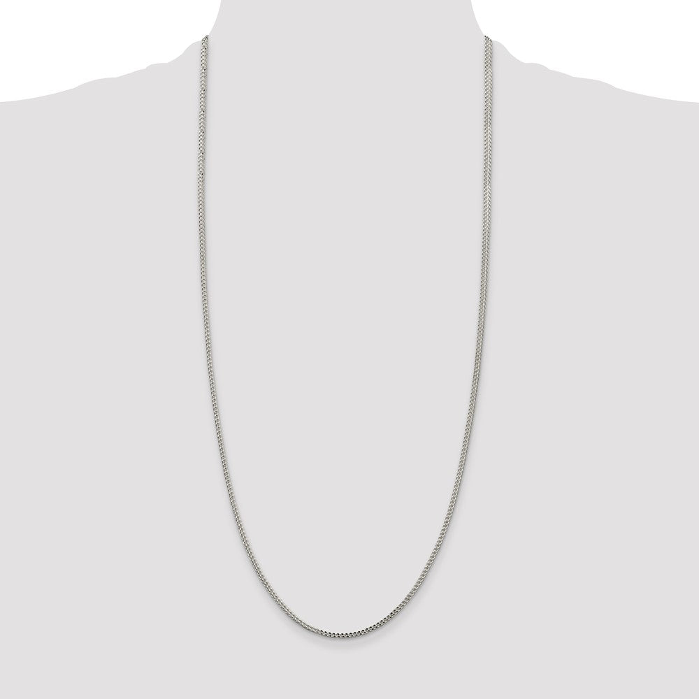 Sterling Silver 1.8mm D/C Square Franco Chain