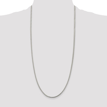 Sterling Silver 1.8mm D/C Square Franco Chain