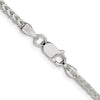 Sterling Silver 2.55mm D/C Square Franco Chain