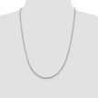 Sterling Silver 2.55mm D/C Square Franco Chain