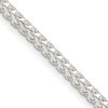 Sterling Silver 3mm D/C Square Franco Chain
