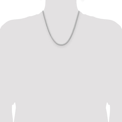 Sterling Silver 3.5.0mm D/C Square Franco Chain