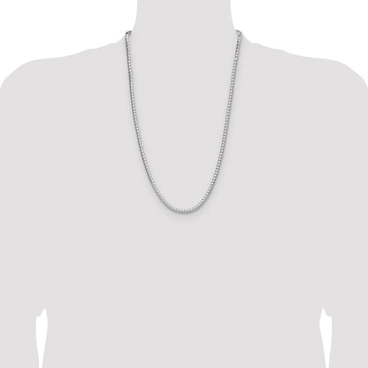 Sterling Silver 3.5.0mm D/C Square Franco Chain