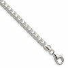 Sterling Silver 4mm D/C Square Franco Chain