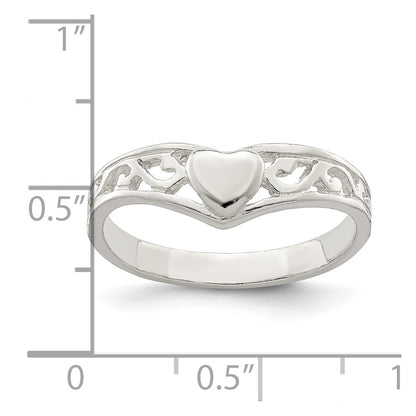 Sterling Silver Heart Ring