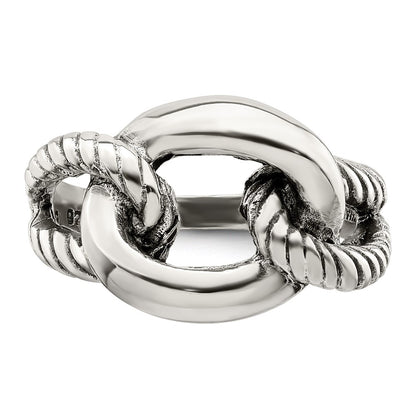 Sterling Silver Antiqued Ring