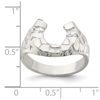 Sterling Silver Horseshoe Ring