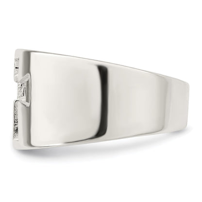 Sterling Silver Cross Cutout Ring